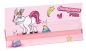 Preview: Choosypapers King Size Slim Zigarettenpapier Puking Unicorn Einhorn Pink